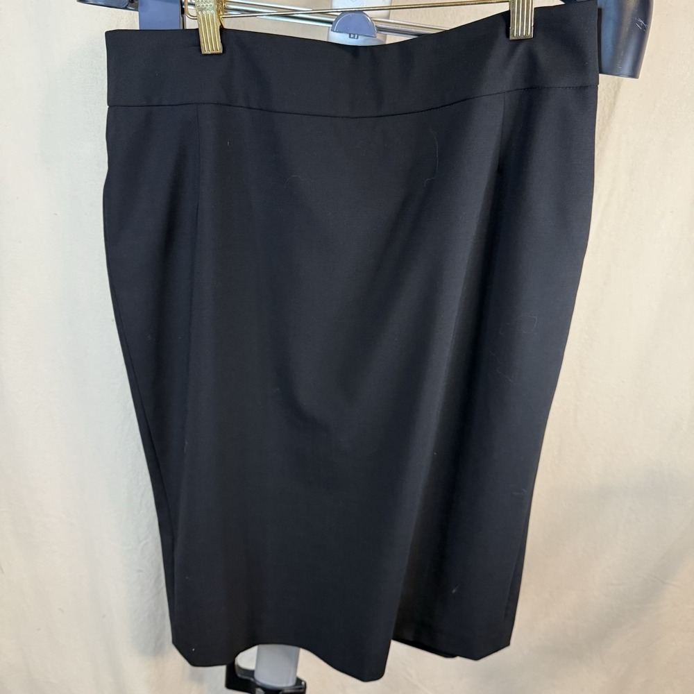 Boss Veronice4 Black Pencil Skirt, US 8, Rayon And Elastane